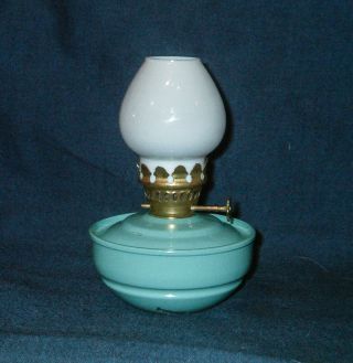 Vintage - Pale Blue - Kelly / Pixie / Nursery Oil Lamp -  - Bargain