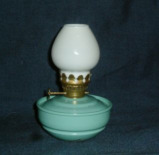 Vintage - Pale Blue - Kelly / Pixie / Nursery Oil Lamp -  - BARGAIN 3