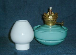 Vintage - Pale Blue - Kelly / Pixie / Nursery Oil Lamp -  - BARGAIN 4