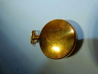 RARE Georgian Antique 18K Gold Compass in Travel case Fleur De Lis 5