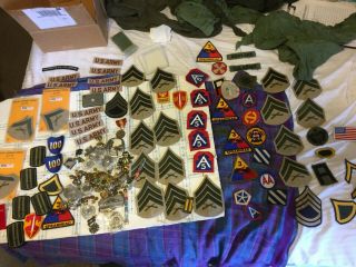 Us Military Patches Collar Devices And Assorted Junk Could Be Anything Civilan O