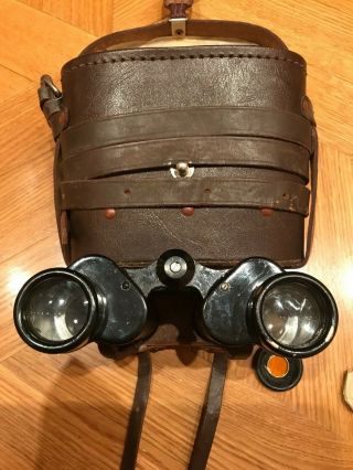 Ussr Army Binoculars 6x30 Year 1983 (fits For Ww Ii As Well) With Case