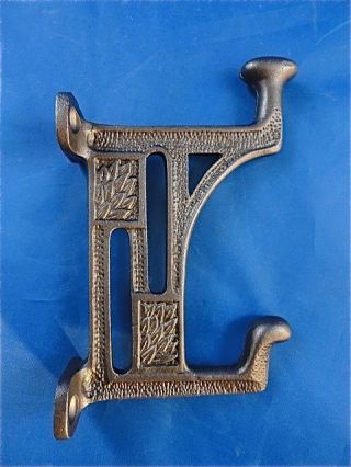 Arts And Crafts Style Cast Iron Mackintosh Coat Hook Coat Hanger Door