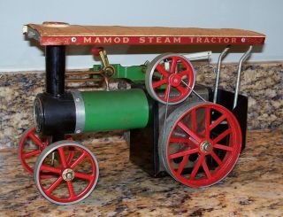 Vintage Mamod Te1a Steam Powered Tractor Miniature Model Made In England