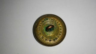 Antique ALLEGHENY COLLEGE CADET Uniform Coat Button - Shannon Miller & Crane 2