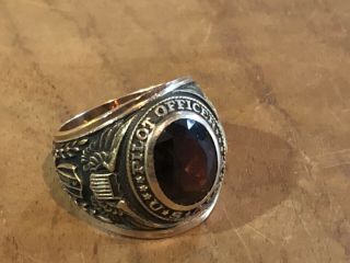 Wwii Us Army Air Force Pilot Officer 10k Gold Ring Size 8