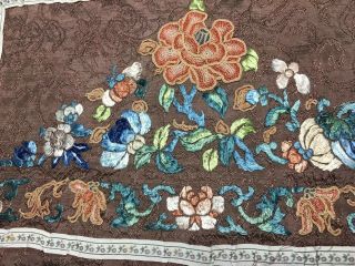 Antique Chinese Silk Embroidery Panel 2