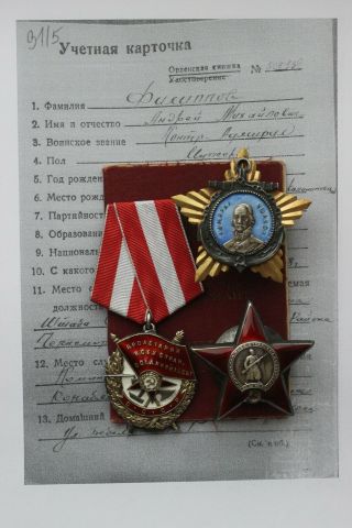 Russia/ussr Set Order Of Ushakov 2nd Class