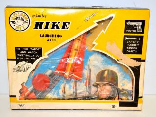Rare 1950s 1960s Tn Japan Nike Launching Site Rocket Target Game