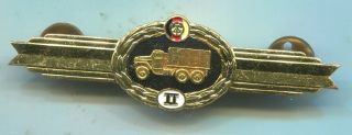 Ddr East German Army Truck Driver Qualification Badge (2nd Class)