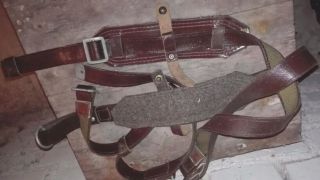 Ussr Soviet Russian Army Uniform Chest Rig Belt Suspenders Size 2