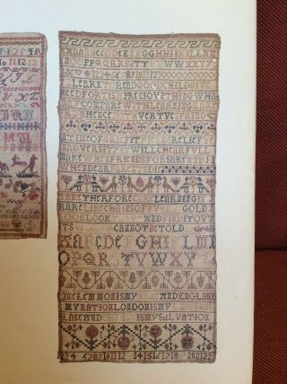 Rare Book Of Antique Sampler s / Patterns And Motifs/ Anne Wanner - Jean Richard 2