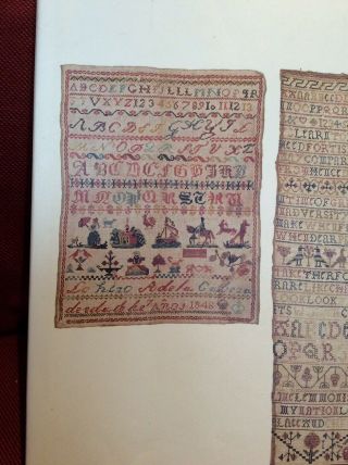 Rare Book Of Antique Sampler s / Patterns And Motifs/ Anne Wanner - Jean Richard 3