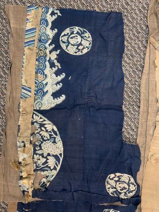 Antique 18th 19th Century Chinese Kesi Silk Panels 2