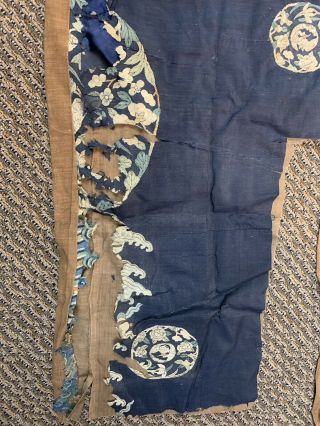 Antique 18th 19th Century Chinese Kesi Silk Panels 6