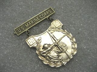 . Us Marine Corps Badge Some Rifle Team Match