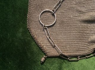 Antique Flapper Mesh Chain Evening Bag/Purse Art Dec 3