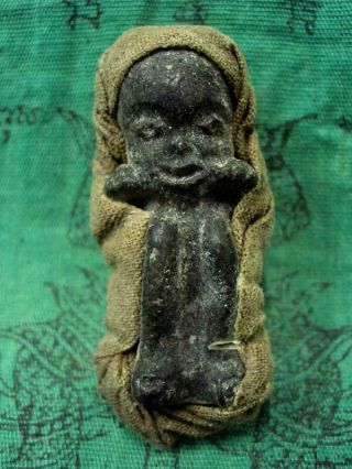 Kuman Voodoo Doll Magic Skull Power Lucky Love Talisman Ghost Thai Fetish Amulet