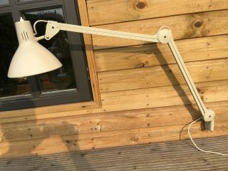 Vintage LUXO Thousand One Lamp Industrial Anglepoise Wall Mount Work Bench Light 4