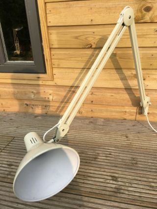 Vintage LUXO Thousand & One Lamp Industrial Anglepoise Wall Mounted Work Light 2