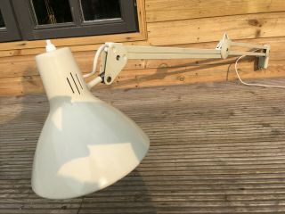 Vintage LUXO Thousand & One Lamp Industrial Anglepoise Wall Mounted Work Light 6
