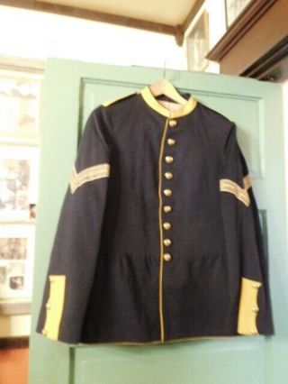 Rare Authentic Indian Wars US ARMY CAVALRY 1884 ENLISTED DRESS UNIFORM COAT 6