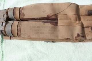 WWII US Navy D - day Invasion Inflatable Life Belt Dated June 10,  1944 2