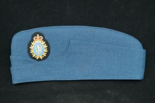 Canadian Forces Rcaf Wedge Cap And Mylar Signal Corps Badge
