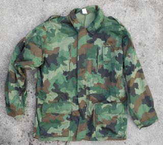 Serbia / Yugoslavia Army M93 Camouflage Summer Jacket Size 11 (xxl) Year 1997