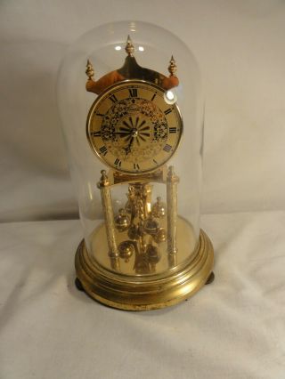 Vintage Kundo Anniversary Clock Kieninger Obergfell Movement.