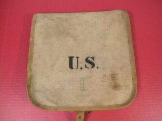 Indian War Us Army Pattern 1878 Canvas Haversack Pack W/us Markings - 2