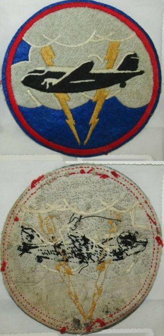Named WW2 77th Troop Transport Squadron Patch/Photographs Grouping - D - Day 10