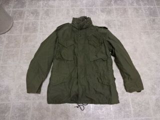Made By Alpha Vintage 70s U.  S Army After Vietnam M65 Jacket M/r