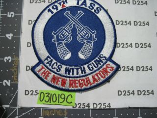 Usaf Air Force Squadron Patch 19th Tass Tactical Air Support Regulators Facs