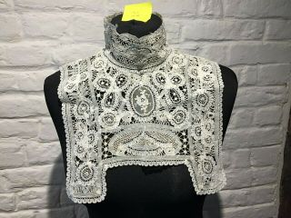 Antique Hand Made 19th Century Duchesse Lace Collar