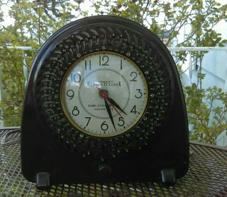 Art Deco Bakelite James Remind - O - Clock Timer Made In Usa Model J Repair Or Parts