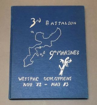 Usmc Cruise Book 3rd Battalion 9th Marines Westpac Deployment 1982 1983 Military