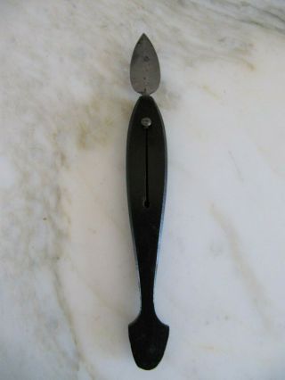 1900s Antique Medical Travel Surgical Knife Scalpel Ebony Handle