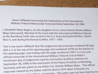 WW2 OFFICIAL NUREMBERG TRIALS Transcript of the International Military Tribunal 4