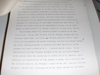WW2 OFFICIAL NUREMBERG TRIALS Transcript of the International Military Tribunal 9