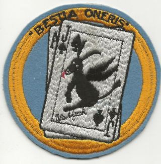 Rare 5 Inch Usmc Reconnaissance Sq.  Vmj - 3 G1 Jacket Patch The Black Jacket Unit