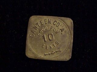 Fort D.  A.  Russell,  Wy Canteen Co A Unlisted Wyoming Territory Military Token