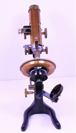 Antique Vintage Ernst Leitz Petrographic Microscope 10
