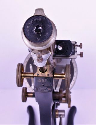 Antique Vintage Ernst Leitz Petrographic Microscope 6
