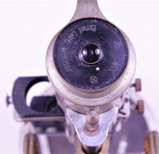 Antique Vintage Ernst Leitz Petrographic Microscope 8