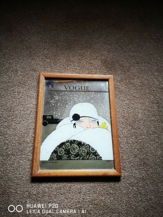 Vintage Vogue Picture Mirror 2