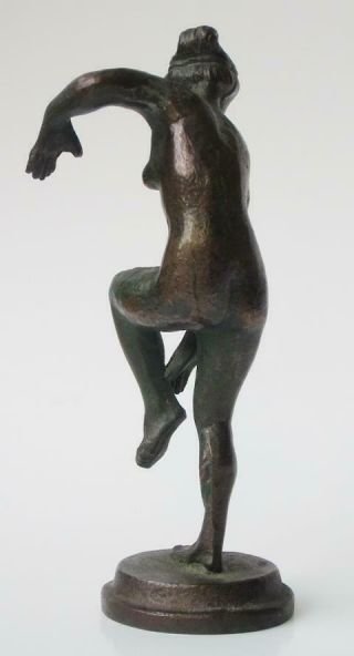 VTG Art Deco Nude Lady Figure Statue Sculpture 5½ 