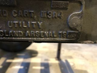 1943 Rock Island Arsenal M3A4 WW11 Hand Cart 6
