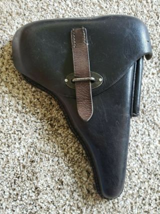 Wwii German Holster,  P39 (t),  Marked P38,  Very Rare