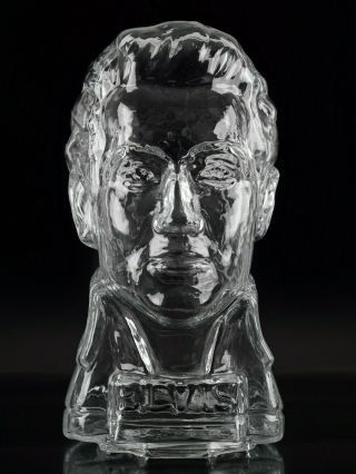 Retro German Glass 5 - Ingrid Vintage Elvis Presley Mannequin Wig Head Display